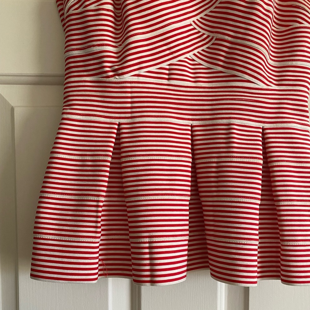 Anthropologie Red and white blouse - Picture 3 of 6